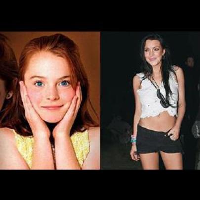 O antes e depois dos atores na infância e adolescência