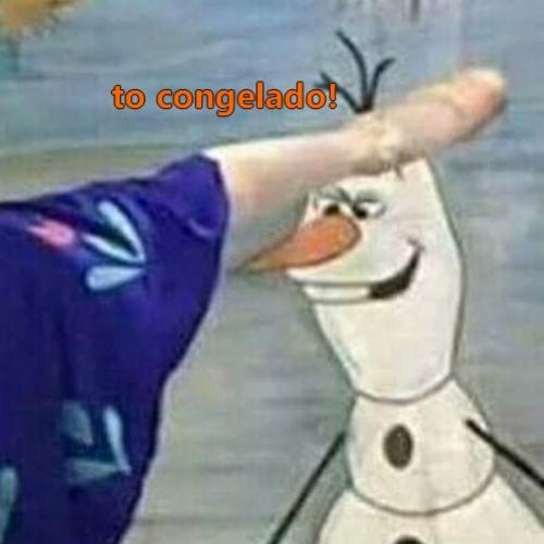 Olaf está ficando congelado