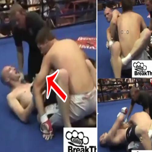 Lutador não bate e acaba tendo seu braço quebrado em luta de MMA.