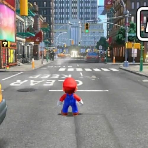 Super Mario Odyssey, Mario explora a cidade em novo gameplay