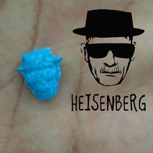 Apreendidas drogas com a forma do rosto de Heisenberg