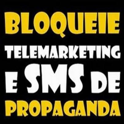 Bloqueie telemarketing e SMS de propaganda
