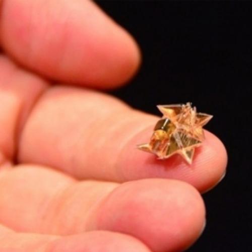 Robô origami biodegradável é o futuro dos eletrônicos transitórios