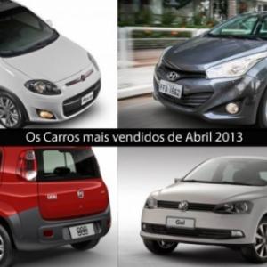 Ranking dos Carros mais vendidos em Abril / 2013
