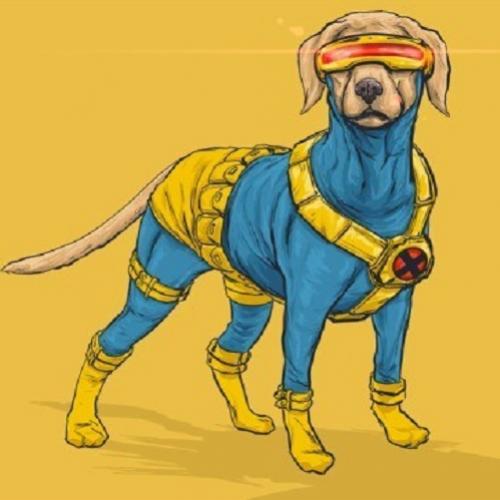 E se os vilões e heróis da Marvel se transformassem em cachorros?