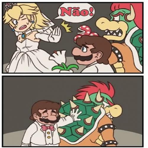 Quando a princesa rejeitou o Mario