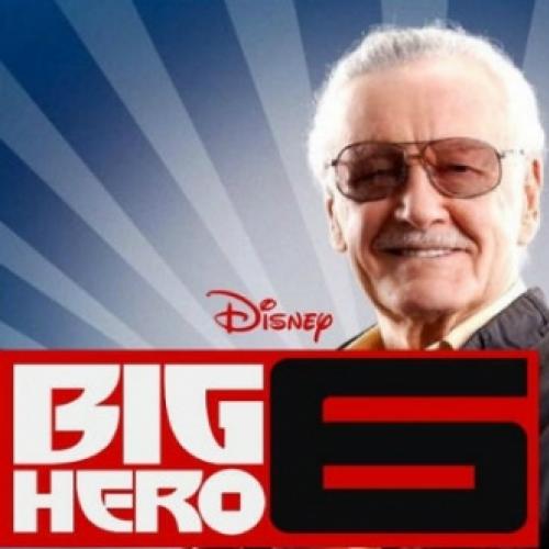 A lenda viva Stan Lee imortalizado em Operação Big Hero 6...