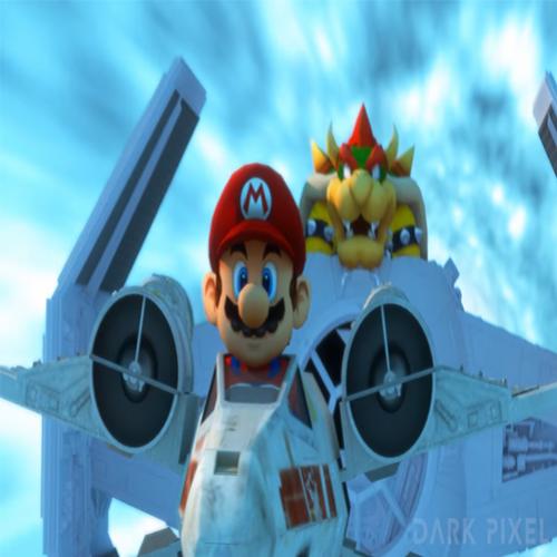 Como seria Mario Kart em Star Wars?