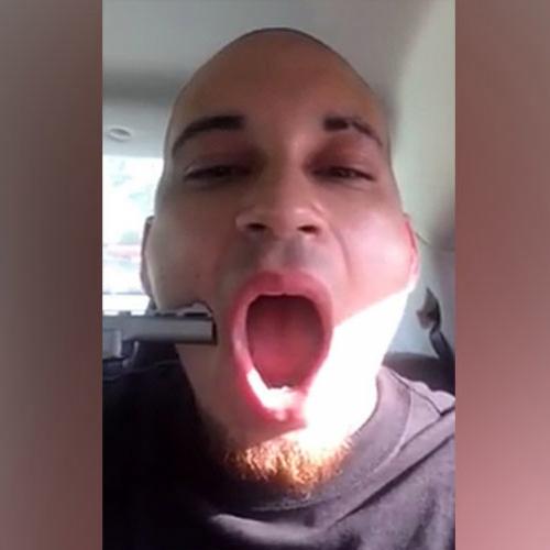 Rapper Kasper Knight dispara na própria face para gravação de vídeo cl