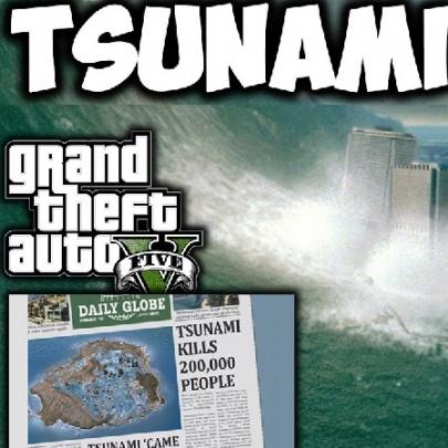 GTA V - Modificação no game coloca Los Santos submersa com tsunami