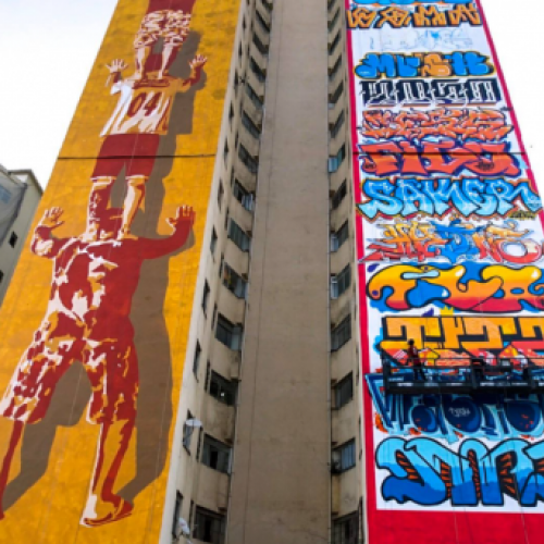 CURA – Circuito Urbano de Arte finaliza mais uma obra