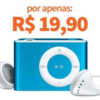 MP3 Player Shuffle por apenas R$19,90. Compre Agora.