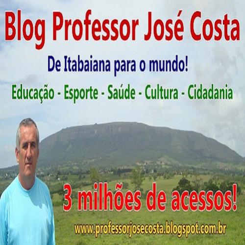 O Blog Professor José Costa alcança a marca de 3 milhões de acessos