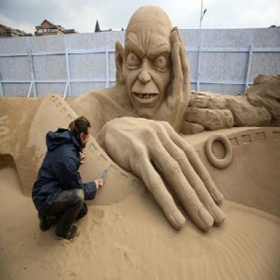 Festival de esculturas de areia - Inglaterra 