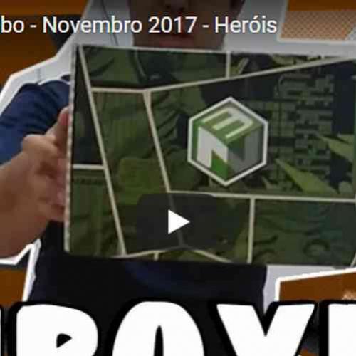 Unboxing - Nerd ao Cubo - Novembro 2017 - Heróis!