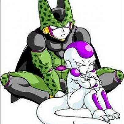 A fusão incrível de freeza e cell