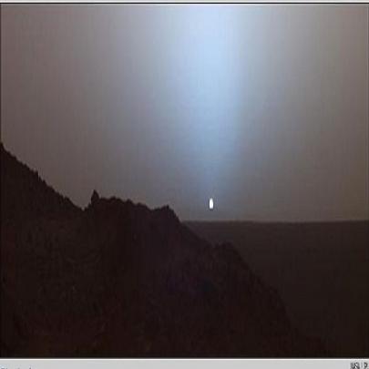 Vídeo da Nasa mostra que o sol é azul em Marte, veja
