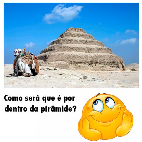 Conheça por dentro a pirâmide de Saqqara