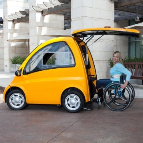 Kenguru, um carro elétrico para pessoas com deficiência