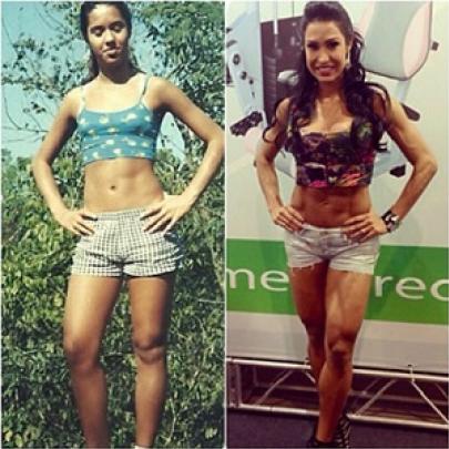 Gracyanne Barbosa mostra o resultado de 18 anos de musculação