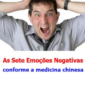 As Sete Emoções Negativas conforme a medicina chinesa