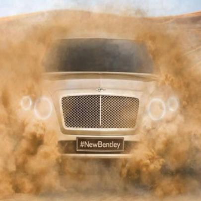 Bentley antecipa SUV em belas imagem