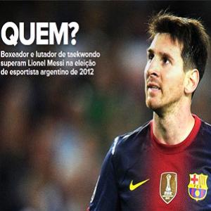 Lutadores superam Messi no prêmio esportista do ano 2012 