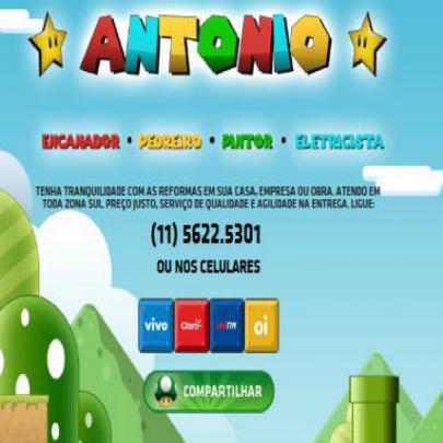 Encanador brasileiro faz site ao estilo Super Mario