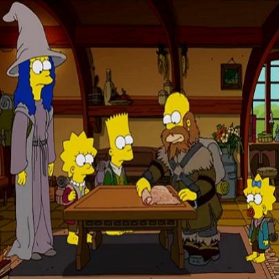 Veja a abertura de Os Simpsons em homenagem a O Hobbit