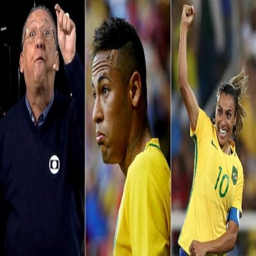 Galvão critica Neymar e diz que Marta é melhor! 