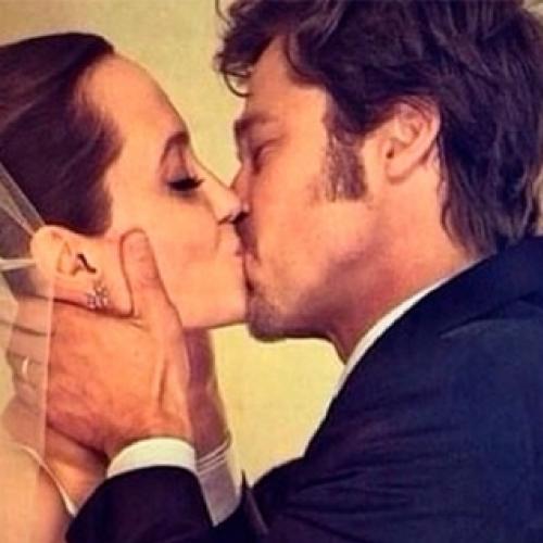 Fotos do casamento de Angelina Jolie e Brad Pitt