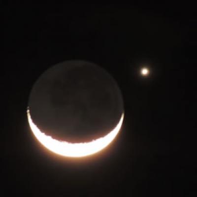 Fotos: O espetáculo proporcionado por Lua e Vênus