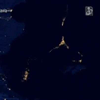 Luzes misteriosas capturado no fundo do Oceano Atlântico por satelites