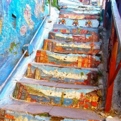 As escadas mais coloridas ao redor do mundo 