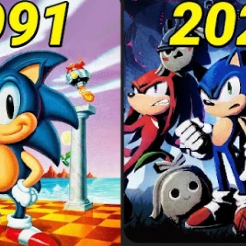 Veja a evolução completa dos jogos do Sonic