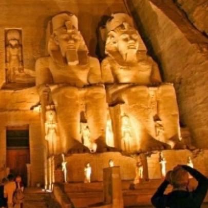 Os templos de Abu Simbel, no Egito