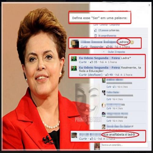 Nem a Dilma escapou dos comentários