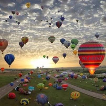 Festival de Balão no Novo México, nos EUA