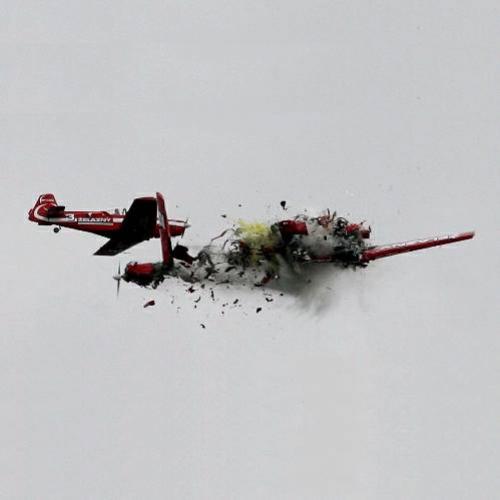 Fotos trágicas de acidentes com aviões
