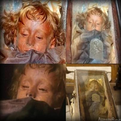 Intrigante: garotinha mumificada há 94 anos abre os olhos