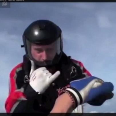 Paraquedista perde a consciência a mais de 12.500 pés