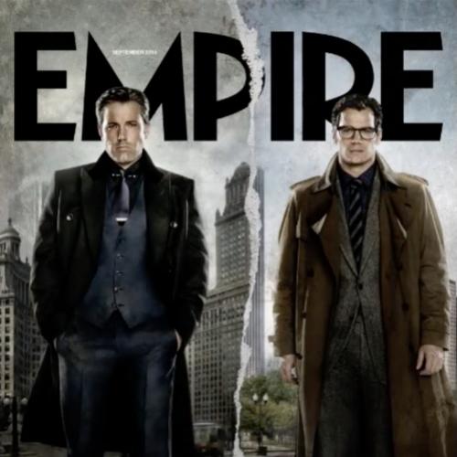 Bruce Wayne e Clark Kent na capa da Empire
