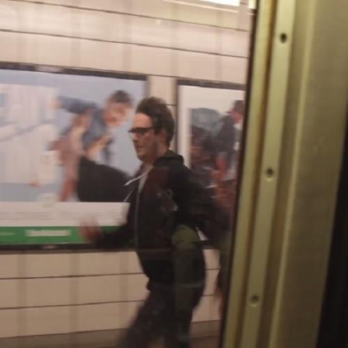 Um idiota no metrô: O vídeo mais sem sentido que você vai ver hoje