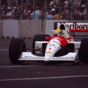 A volta histórica de Ayrton Senna no Japão