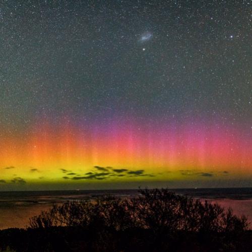 As cores mágicas da Aurora Austral