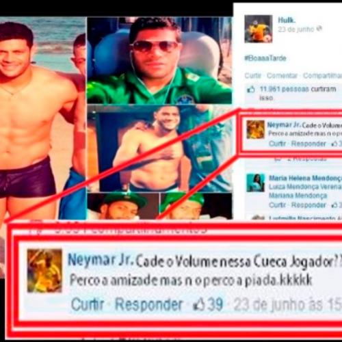 Não é possível que o Neymar comentou isso