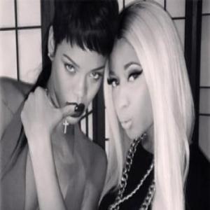 Rihanna e Nicki Minaj fotografadas em boate