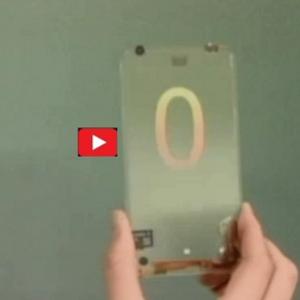 Conheça novo celular totalmente transparente