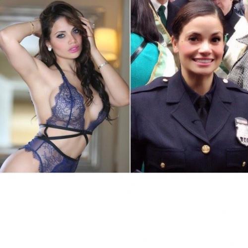 Policial que também é modelo de lingerie: 'Criminosos gostam de ser pr