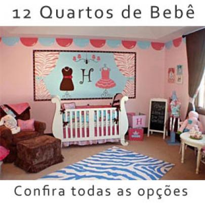 Decoração - 12 quartos de bebê, inspire-se 